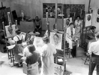 Atelierul de pictura si desen al Scolii de Arte Frumoase din Timisoara, 1933